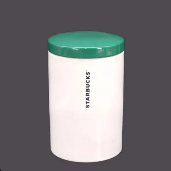 Starbucks large coffee canister. Green Mermaid branding  logo 9.5 tall ⭐️⭐️⭐️⭐️ - Picture 5 of 13